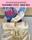 The Monogrammed Bride- BASIC BOX