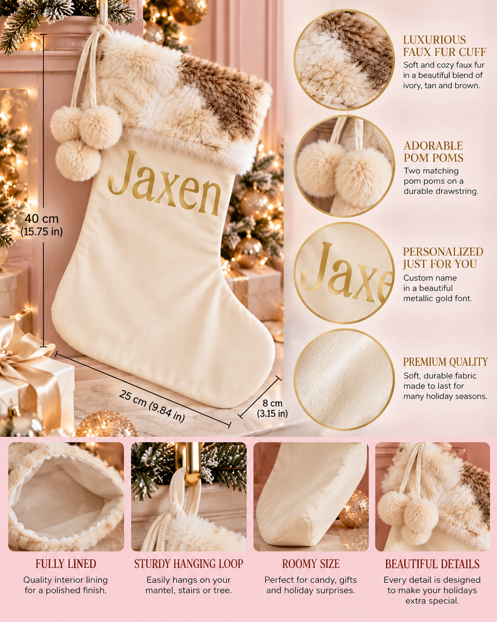 Luxury Stocking- Free Personalization