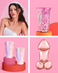 P3N!5 Pack - balloon, tiara veil, tumbler + cups
