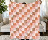 Fall Checkered Blanket with Ring design