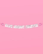 Same 🤠 Forever Banner - silver foil banner