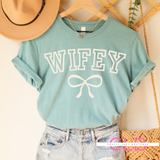 WIFEY Bow Tee