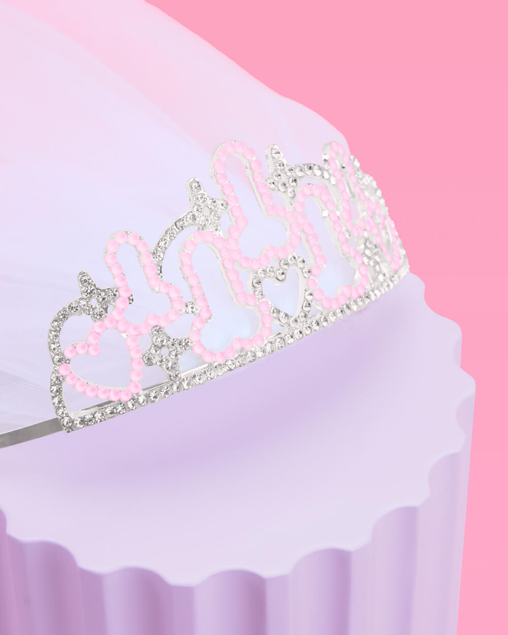 P3N!5 Pack - balloon, tiara veil, tumbler + cups