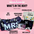 One-Time Mystery Monogrammed Bride Gift Box