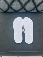 Bride or Wifey Rhinestone Flip-Flops