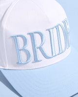 xo, Fetti - Something Blue Hat - embroidered hat, Bride Gift, Bachelorette