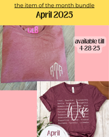 Item Of The Month Club - BUNDLE