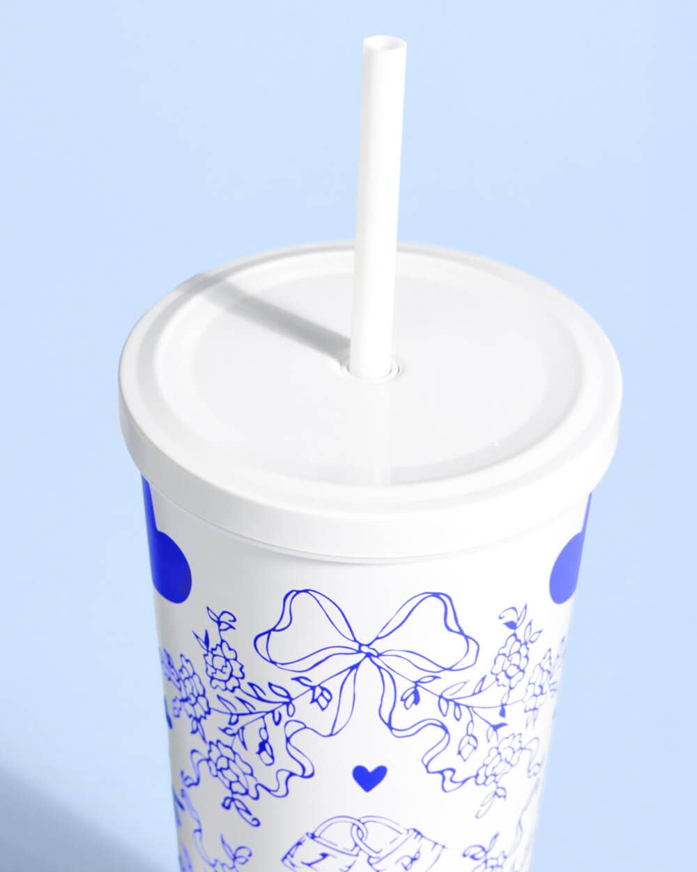xo, Fetti - Something Blue Tumbler - 24 oz bride cup, drink, bachelor
