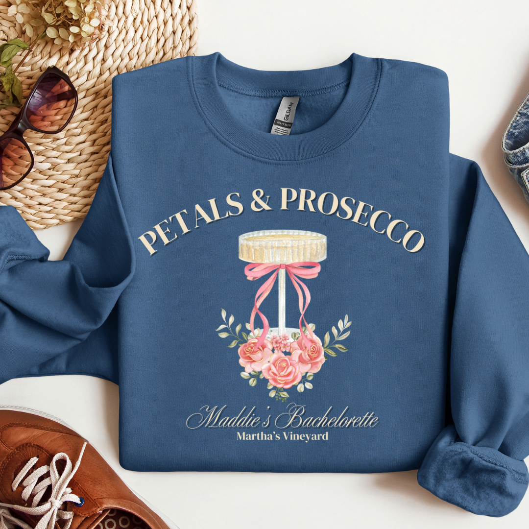 Petals + Prosecco Personalized Party Tees