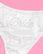 That Bride Thong - ivory rhinestone thong