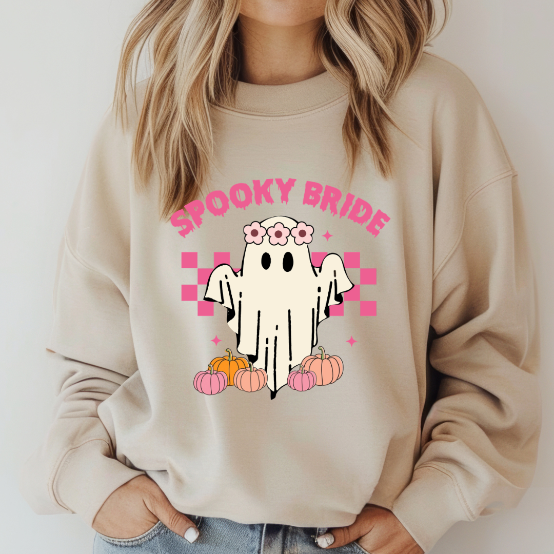 Spooky Bride Ghost Tee or Sweatshirt