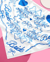 xo, Fetti - Bride Head Scarf - white silk, bandana, gift, bachelorette