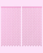 Pink Disco Curtain - iridescent foil curtain