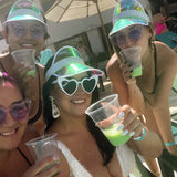 Personalized holographic visor for bachelorette party
