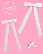 Tying the Knot Bow Set - set of 8 hair bows
