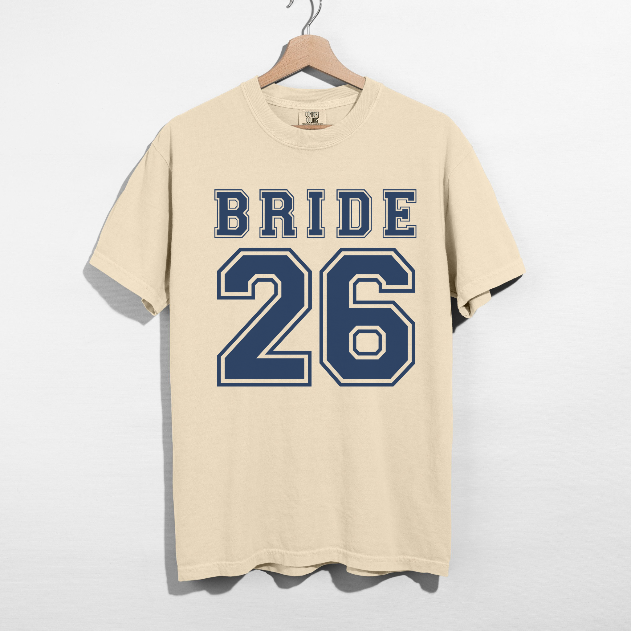 Bride 26 Varsity Tee | Bridal Party Graphic T-Shirt | Bachelorette Weekend Shirt