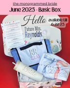 The Monogrammed Bride- BASIC BOX