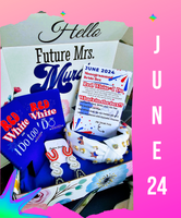 fourth of july themed bridal box