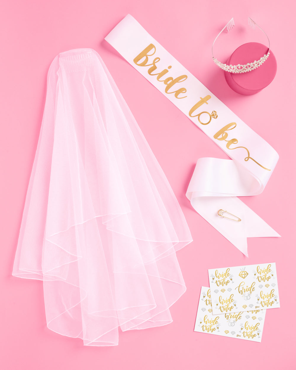 Gettin’ Hitched Kit -  gold bach party kit