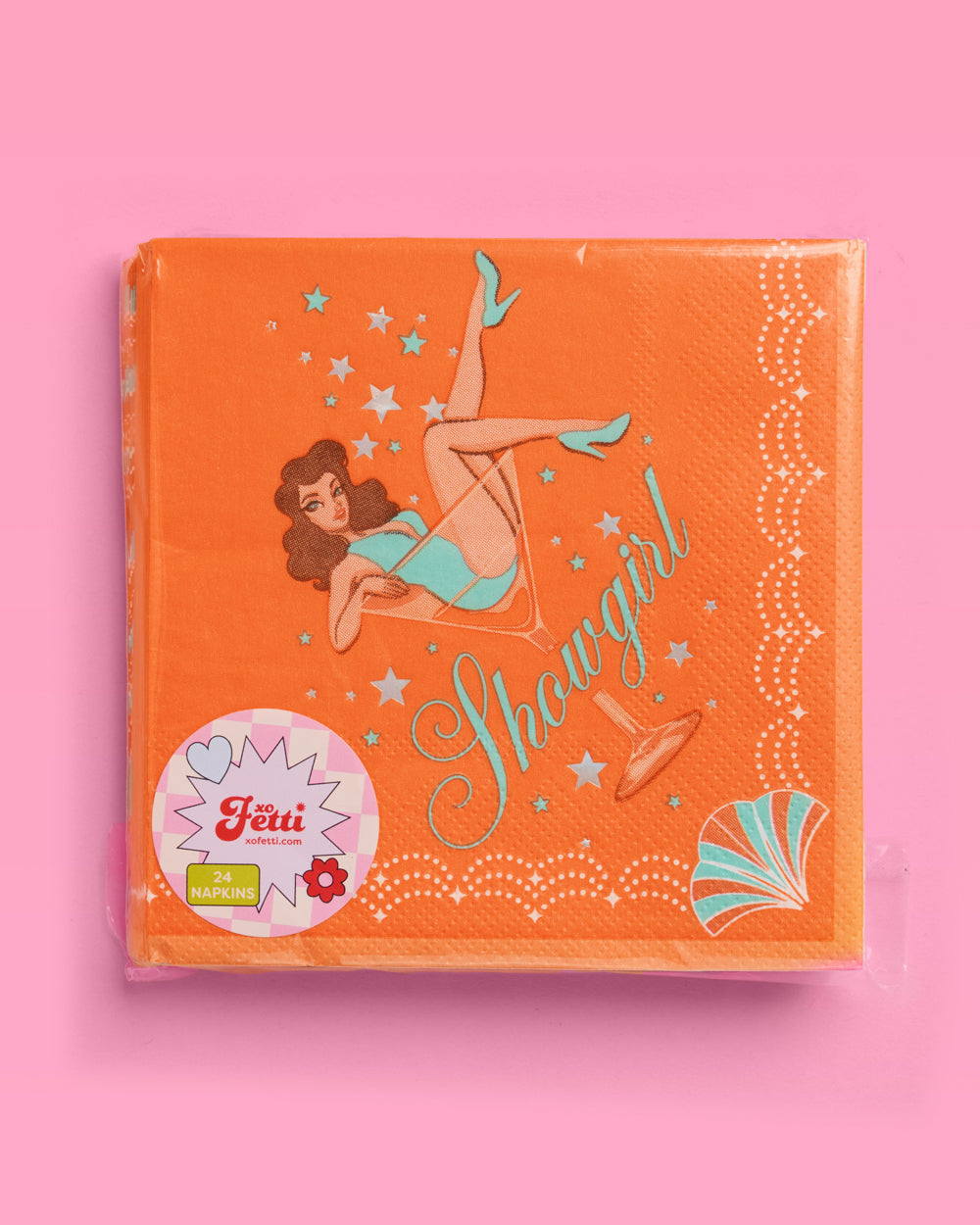Showgirl Napkins - 24 cocktail napkins