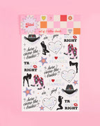 Bride Pride Tats - 52 foil temporary tattoos