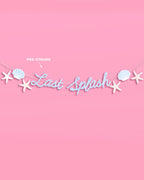 Last Splash Banner - matte blue banner