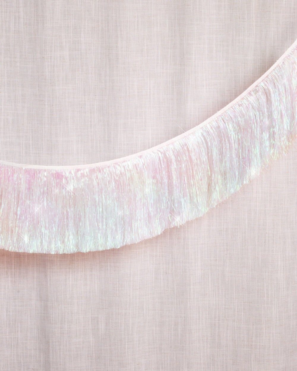 Iridescent Fringe - iridescent foil banner