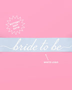 Something Blue Sash - blue satin sash
