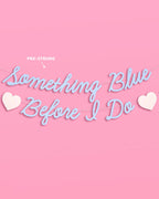 Something Blue Banner - matte blue banner