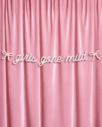 Girls Gone Mild Banner - iridescent foil banner