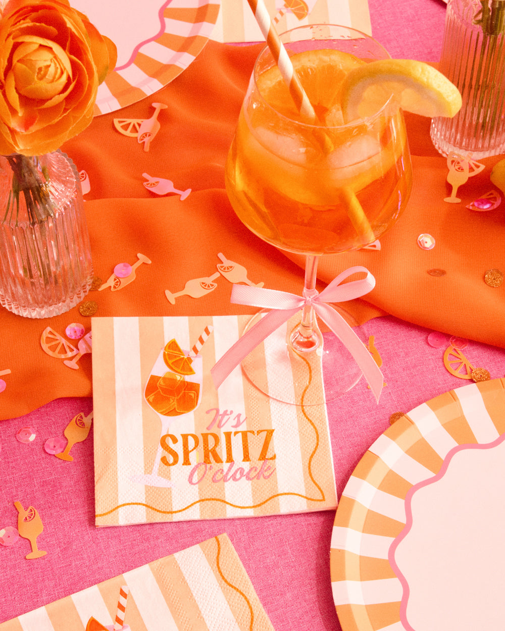 Spritz Napkins - 25 paper cocktail napkins