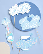 Something Blue Props - 24 pre-attached props