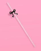 Little Black Bow Straws - 12 reusable straws