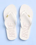 Bride Flip Flops - rubber flip flops