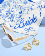 Trendy Bride Pack - head scarf, sunglasses + earrings