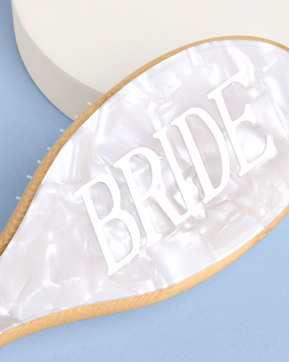 Bride Hair Brush - acrylic paddle brush