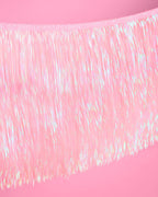 Pretty in Pink Fringe - light pink fringe banner