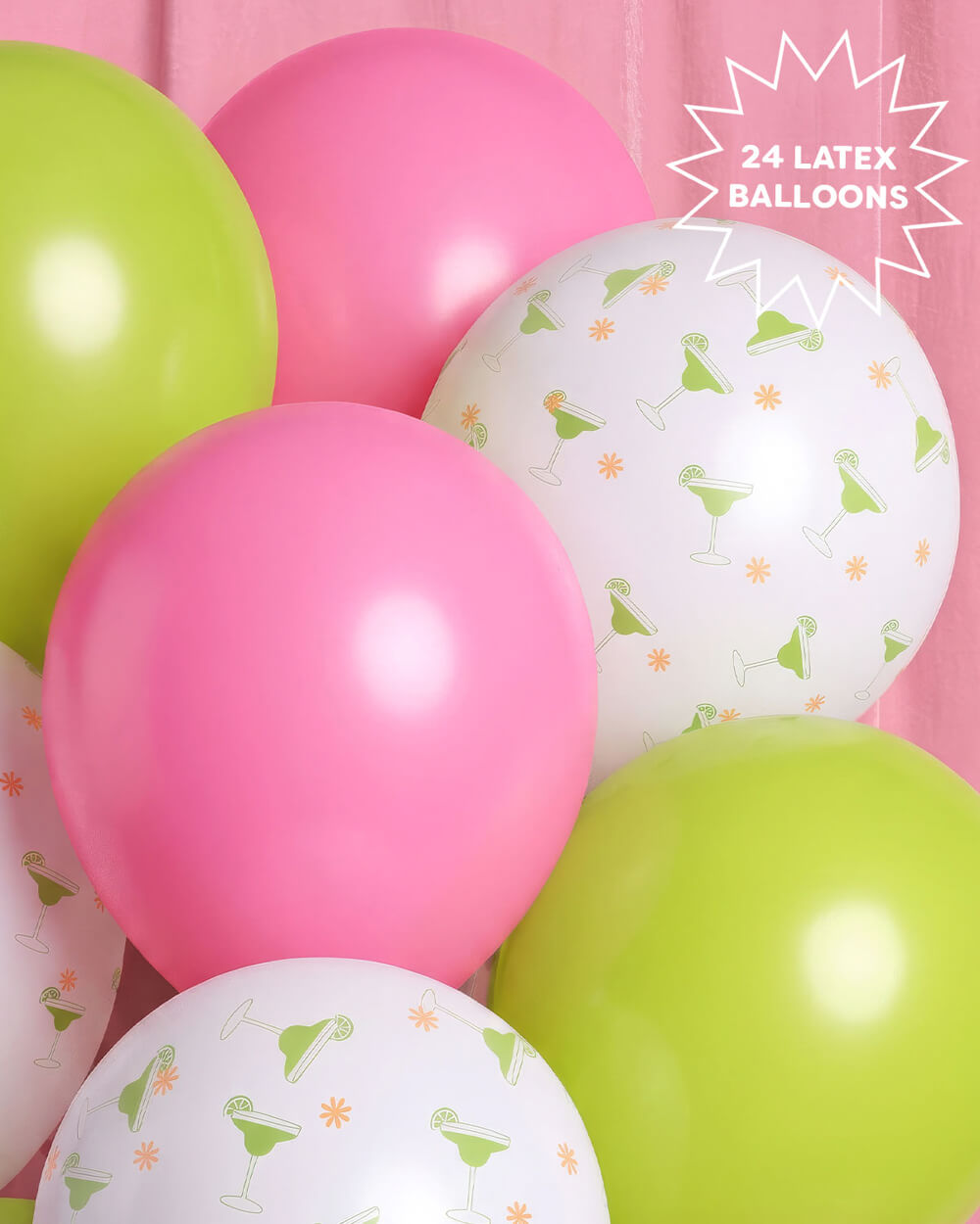 Margarita Balloons - 24 latex balloons