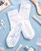 Bride Pilates Sock - grippy crew sock