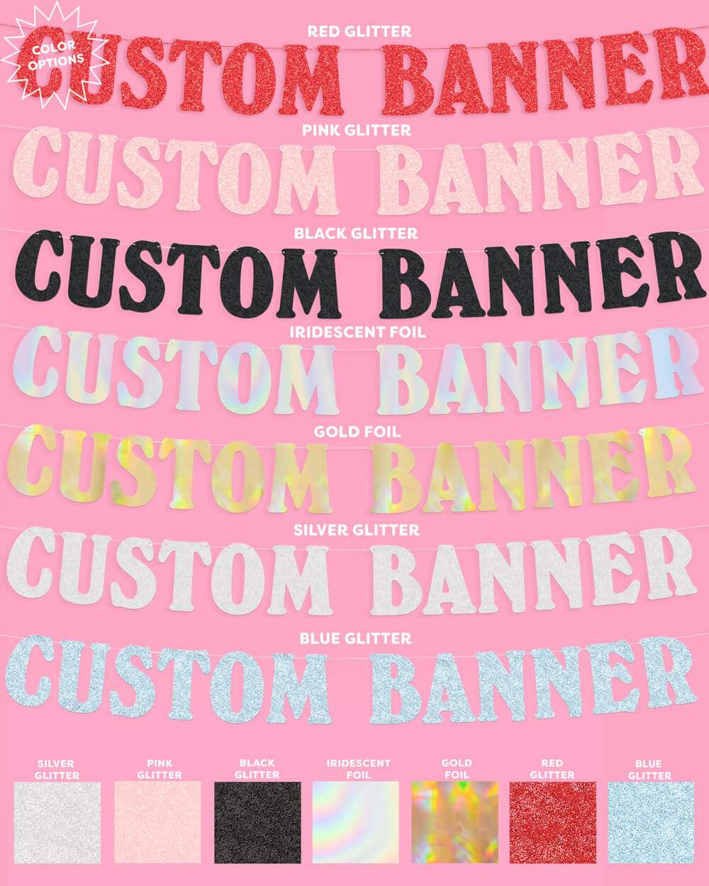 Gatsby Custom Banner - customizable banner
