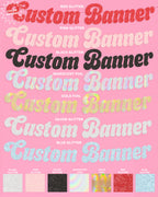Disco Custom Banner - customizable banner