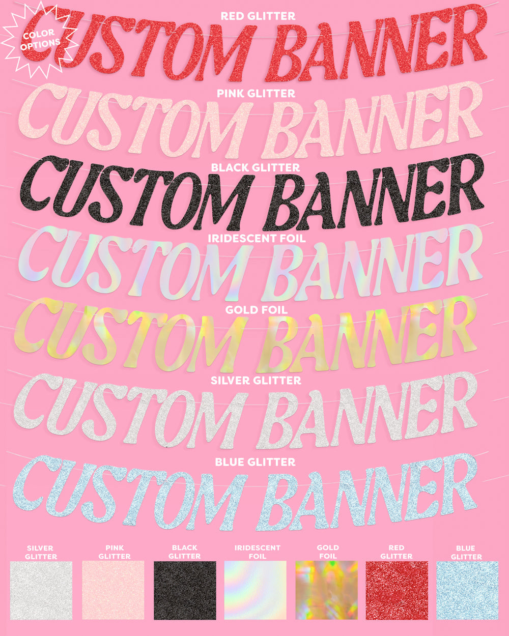 Timeless Custom Banner - customizable banner