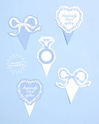 Happily Ever After Toppers - 24 wrappers + toppers