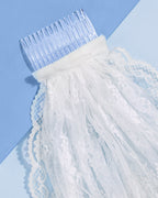 Lace on Lace Veil - layered multi lace veil