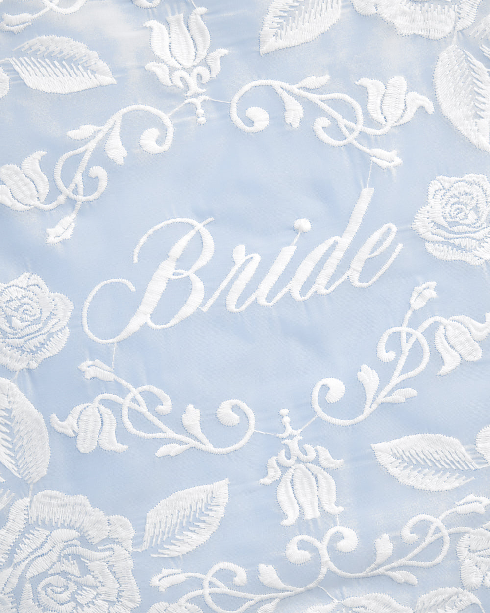 Bride Lace Tote - embroidered tote bag