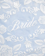Bride Lace Tote - embroidered tote bag