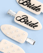 Bride Beauty Clips - 4 pc ivory hair clip set