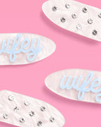 Wifey Beauty Clips - 4 pc acrylic hair clips
