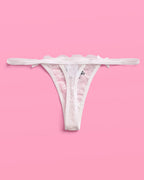 Wifey Lace Thong - embroidered thong