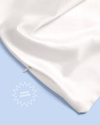 To Have & To Hold Pillowcase - white satin cover